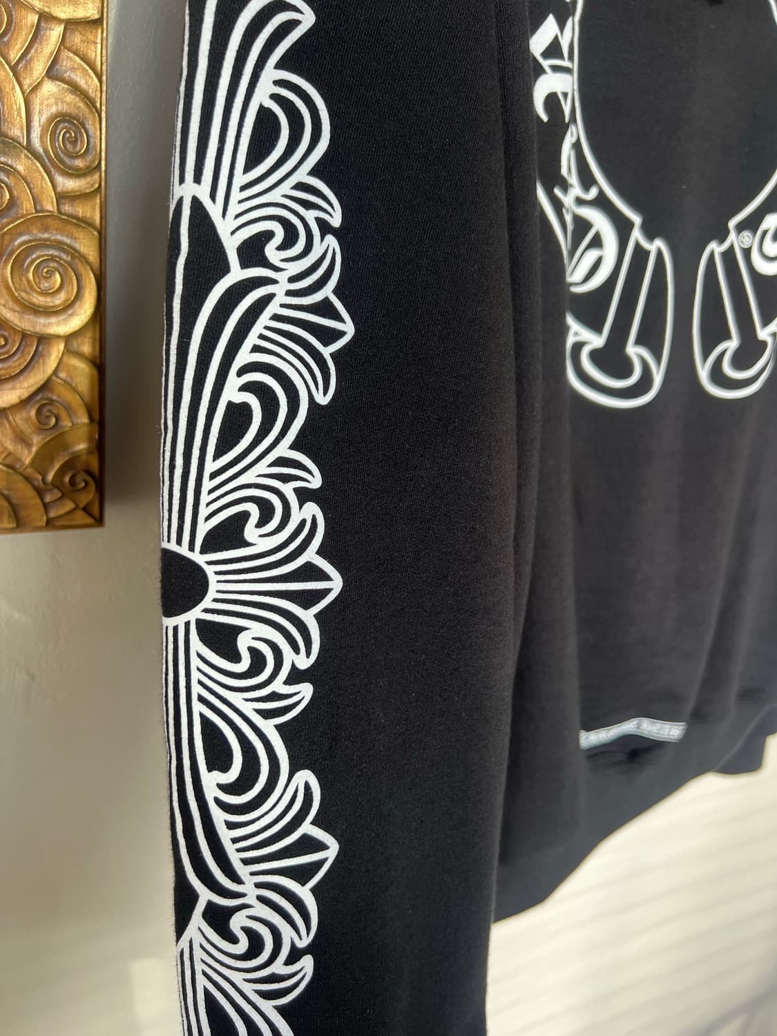 [L] 크롬하츠 홀스슈 플로랄 헤비웨이트 후드집업 상품이미지3