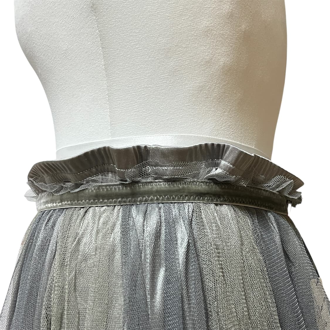 믹스 그레이 샤 스커트 상품이미지7