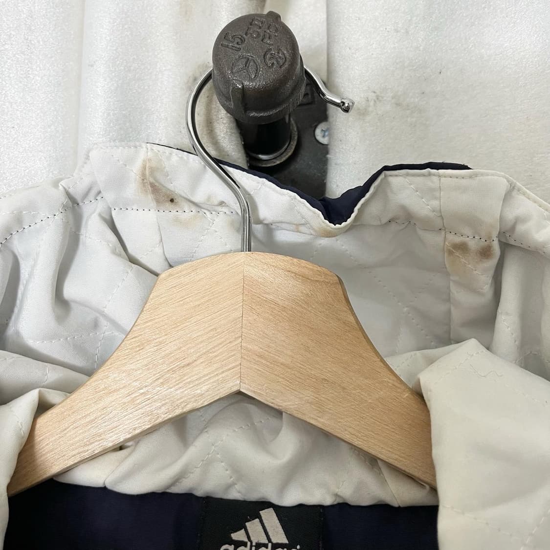 아디다스 네이비 화이트 삼선 후드 점퍼 상품이미지5