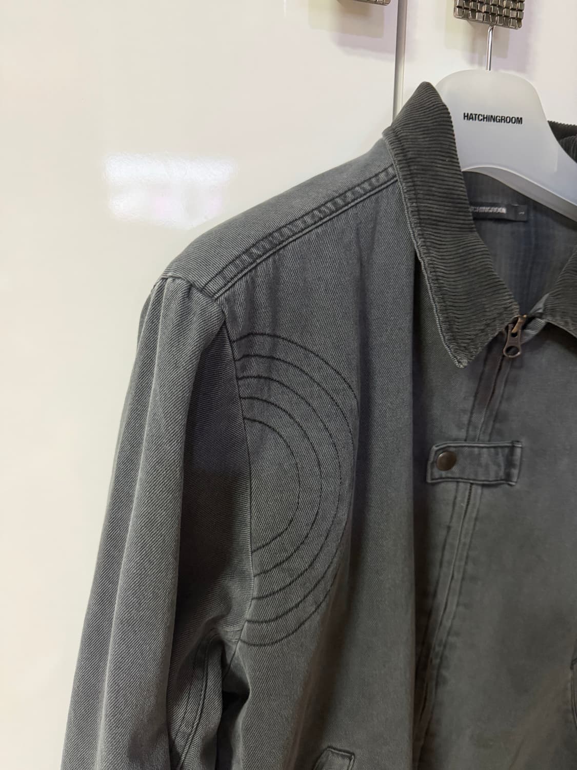 해칭룸 워크자켓 다이드 블루 그레이 3 상품이미지2