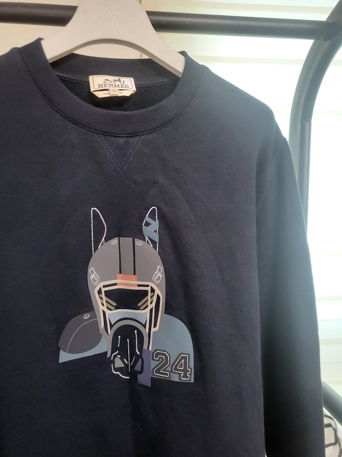 23FW 에르메스 QuarterB H 맨투맨 스웨터 L 상품이미지3