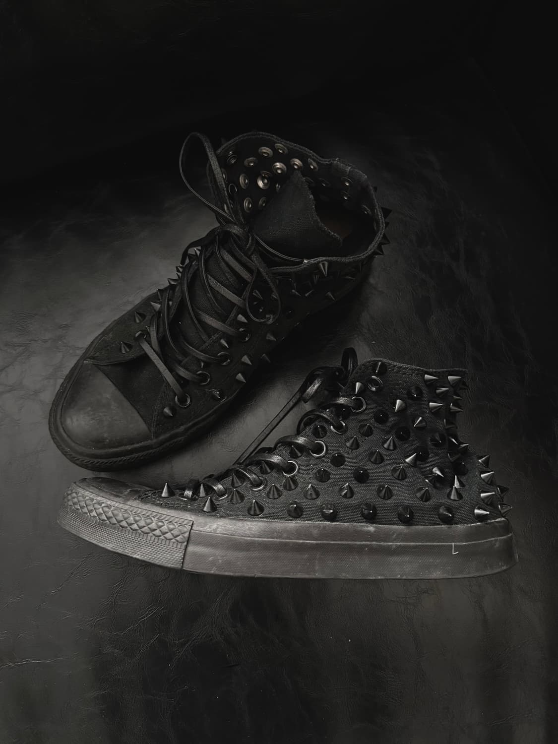 converse x klack smith 스터드 하이탑 스니커즈 상품이미지1