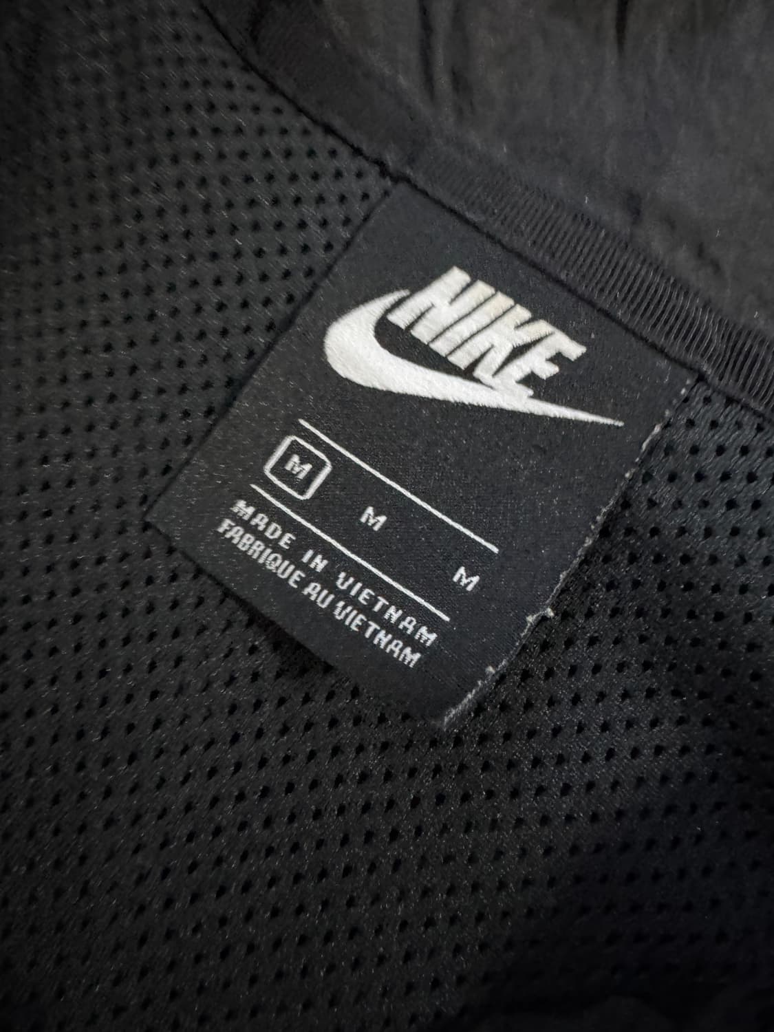 나이키 빅 스우시 우븐 바람막이 자켓 M ~ L 블랙 상품이미지3