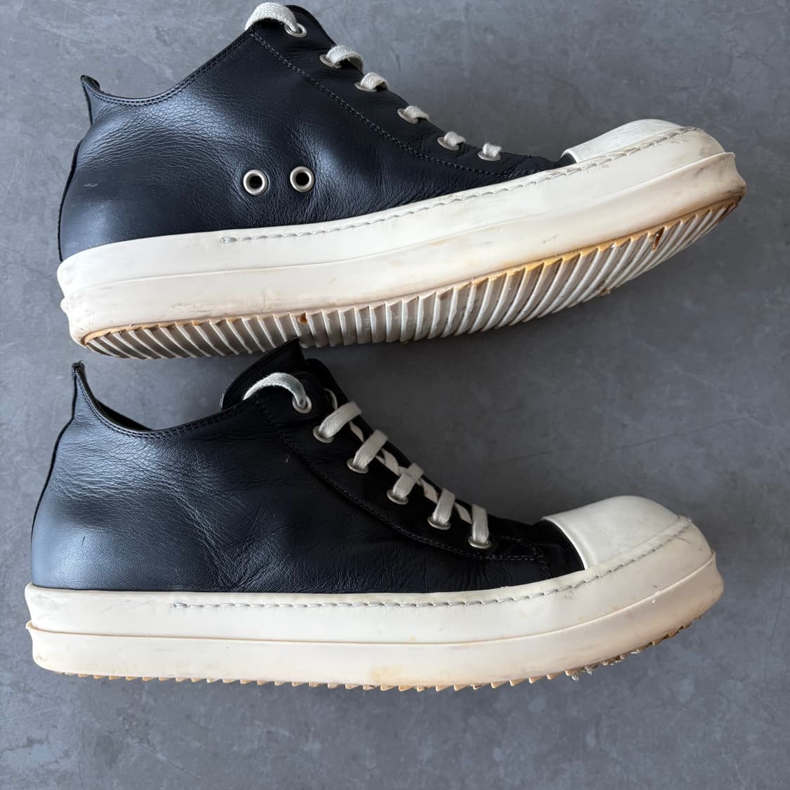 릭오웬스 라몬즈 로우 레더 41.5 상품이미지4