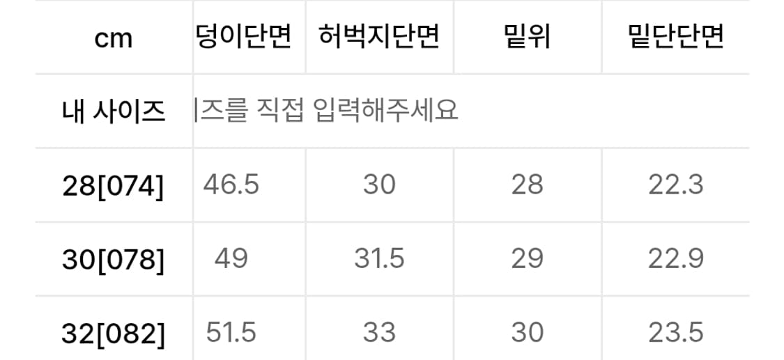 새상품 32 스파오 스트레이트 치노팬츠 바지181 상품이미지4