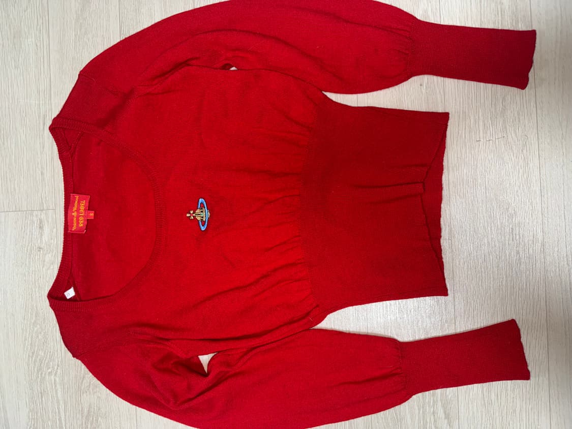 비비안웨스트우드 레드라벨 크롭 니트 상품이미지1