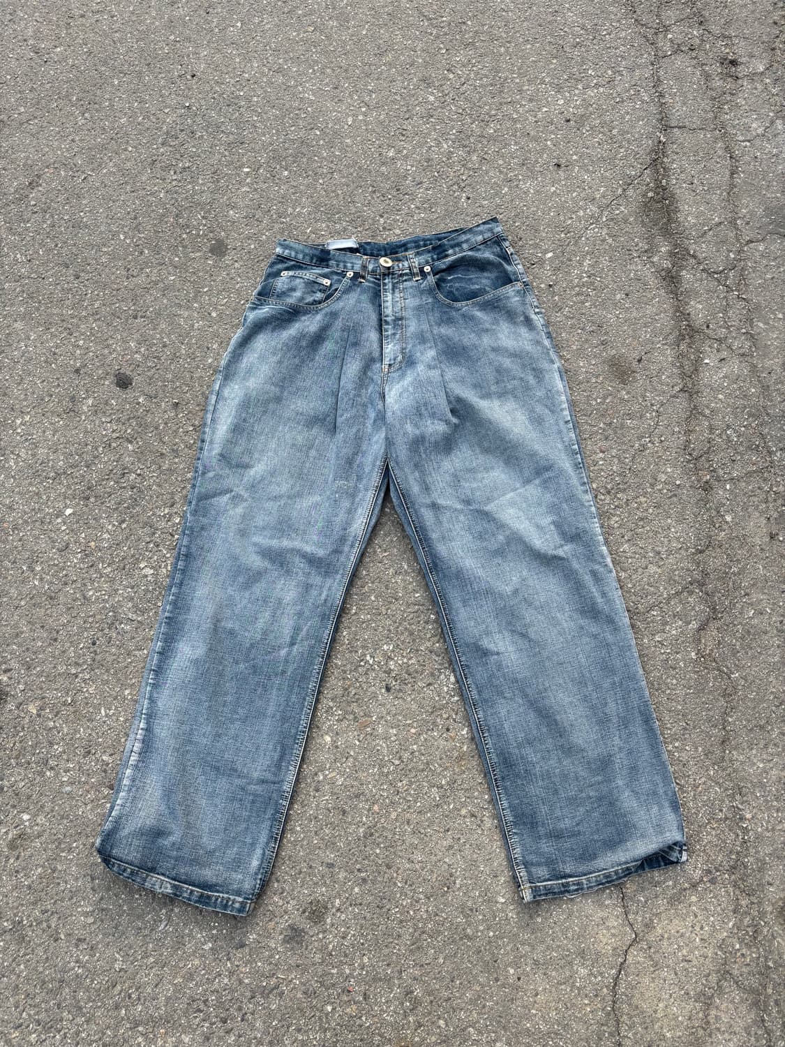 90‘s 백포켓 자수 힙합팬츠 상품이미지6