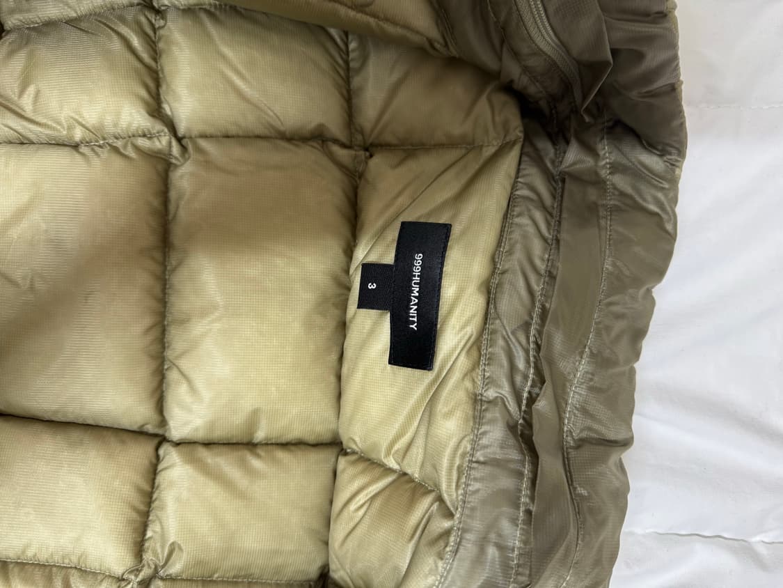 999휴머니티 모듈러 라이트 구스 퍼퍼 카키 3 상품이미지3