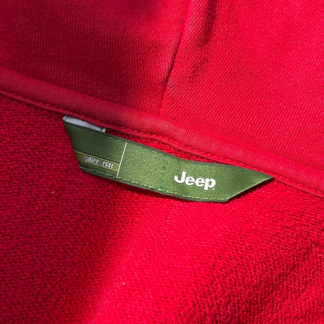 jeep 레터링 풀오버 후드집업 상품이미지6