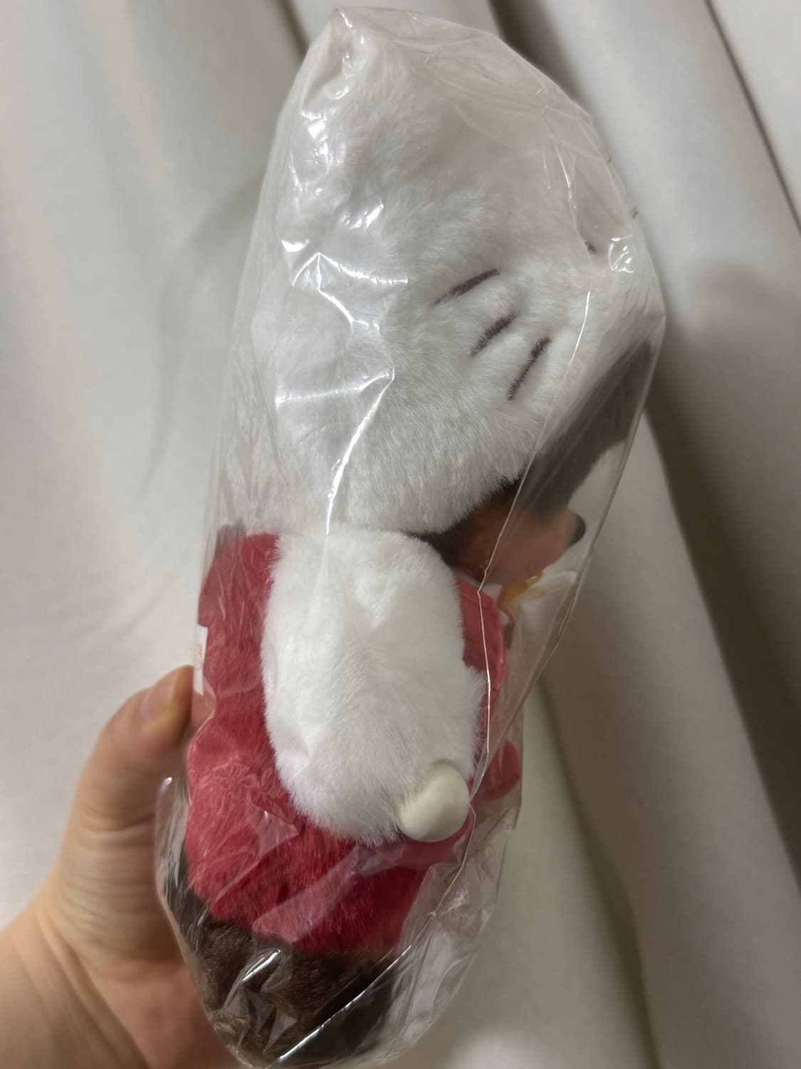 몬치치 헬로키티 깅엄체크 인형 상품이미지4