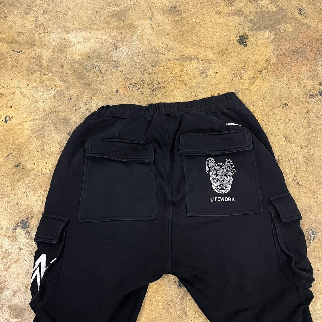 [정품/L] 라이프워크 블랙 카고 조거팬츠 b19 상품이미지4