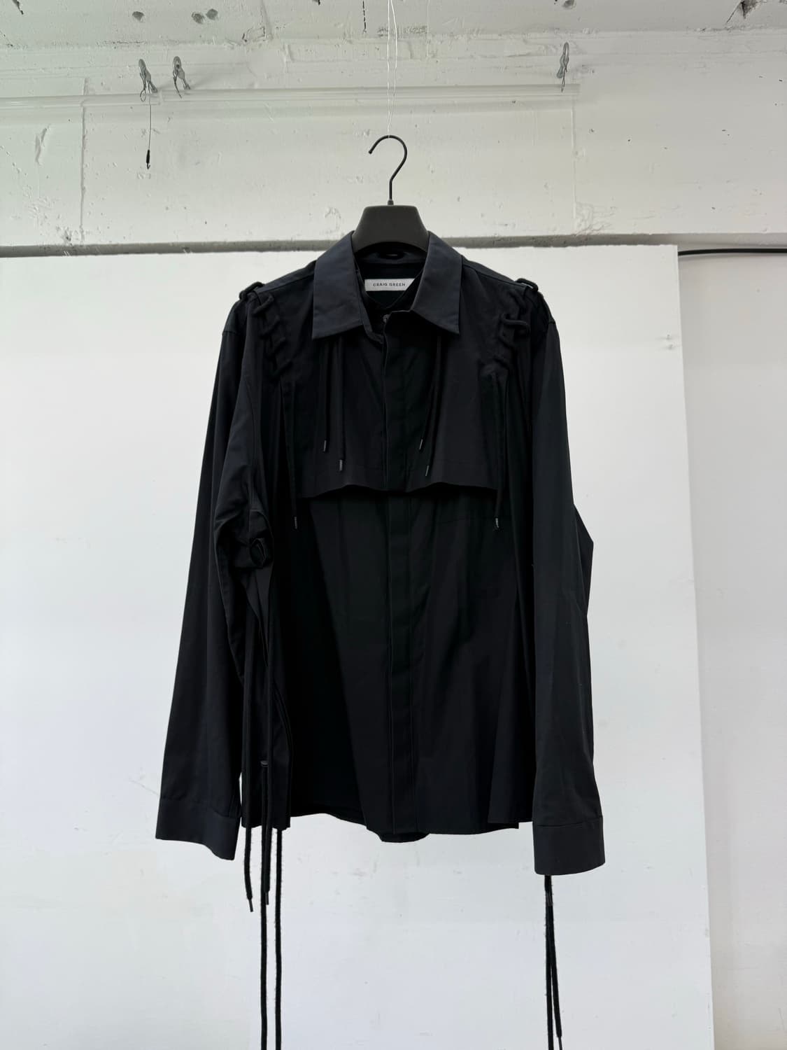 Craig green / black stringed shirt / M 상품이미지1