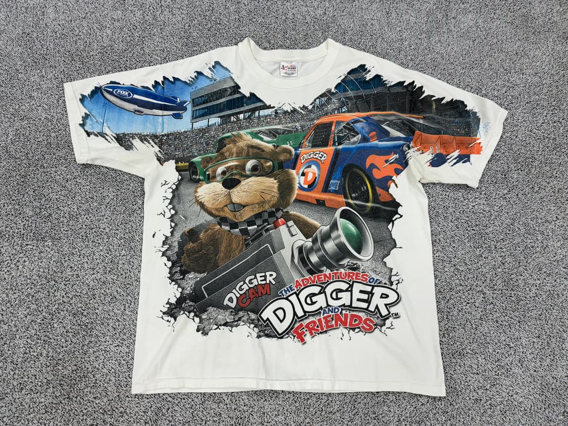 DIGGER NASCAR 빈티지 티셔츠 상품이미지1