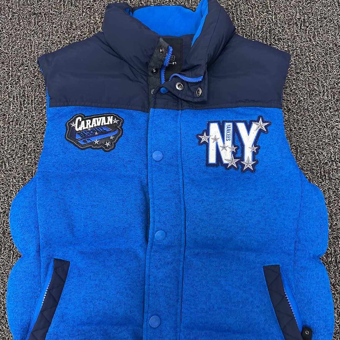 MLB 엠엘비 패딩 조끼 블루 100(L) 상품이미지2