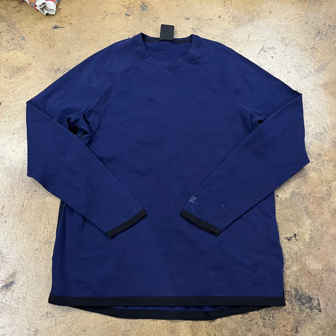 [정품/2XL] 나이키 맨투맨 긴팔 티셔츠 네이비 b16 상품이미지2