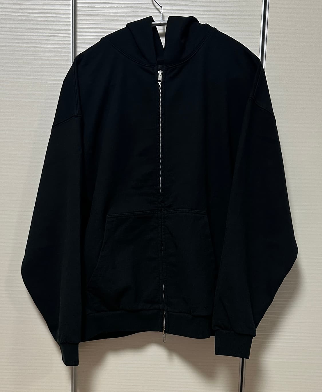 [2] HTAE 80s VTG Hood Zip Raven Black 상품이미지3