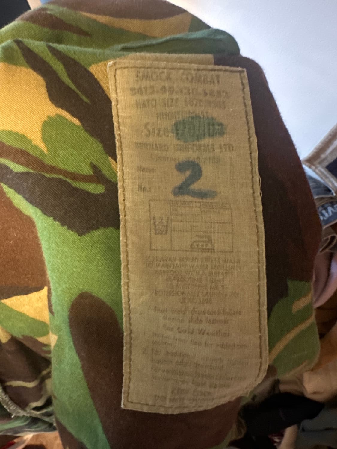British Army DPM Camo smock jacket 상품이미지3