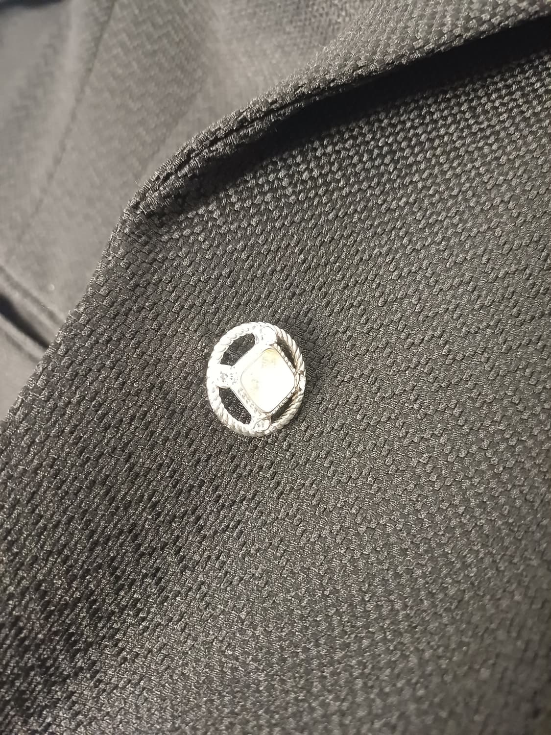 에고이스트 셔링 소매 슬림 자켓 EL1WJ263 [66/블랙] 상품이미지6