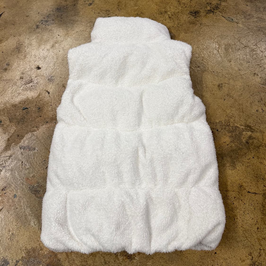 노스페이스 양털 후리스 화이트 패딩 조끼 85 상품이미지3