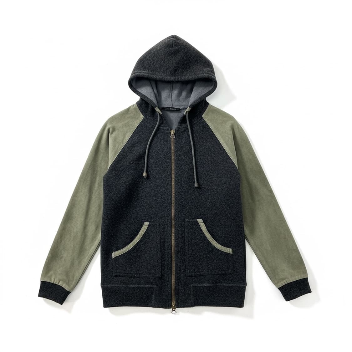 DACUTE 올리브 후드 집업 상품이미지1