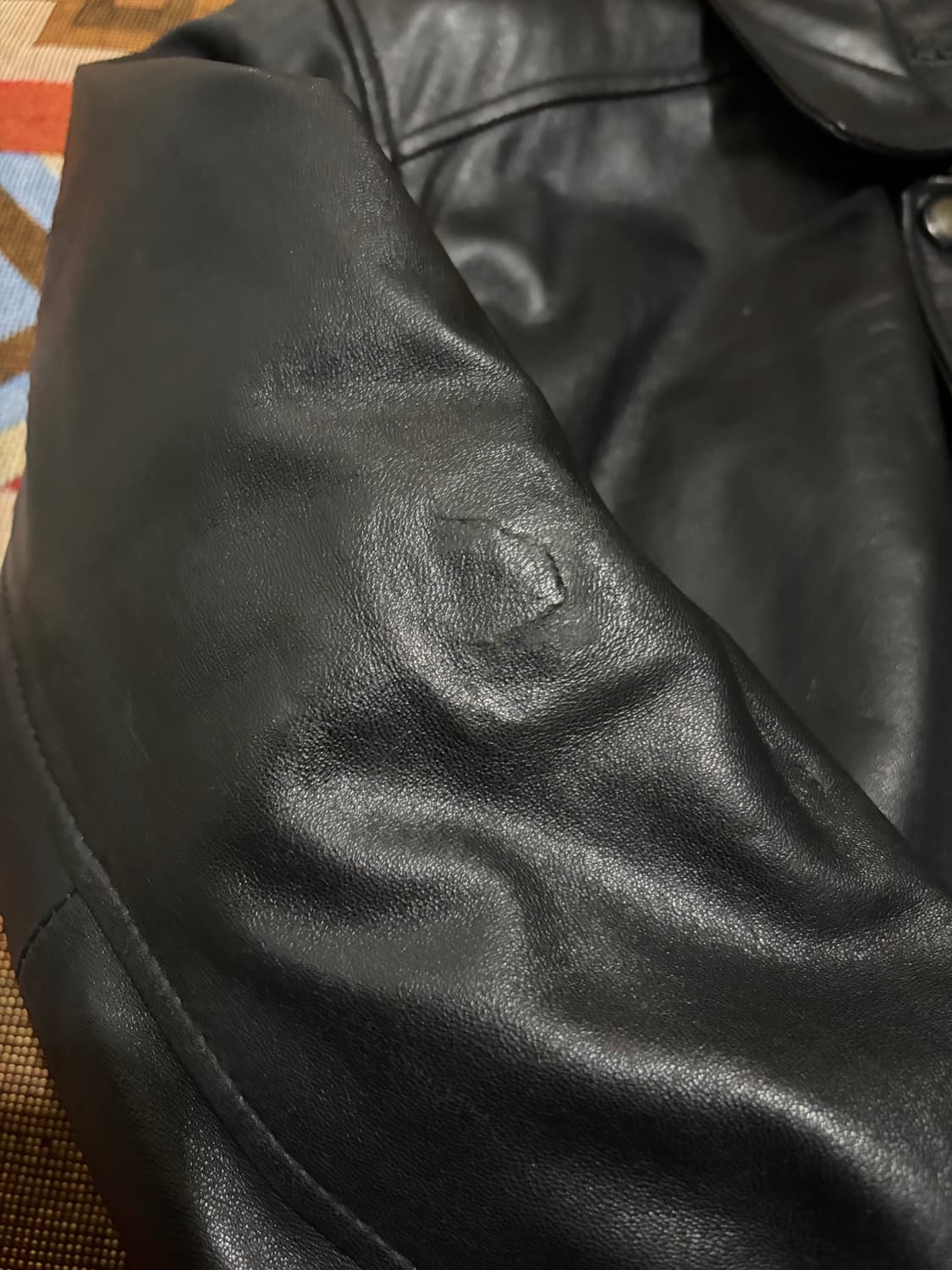 100) 빈티지 양가죽 필드자켓 상품이미지3