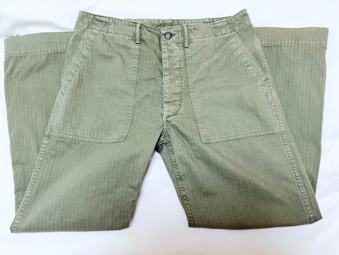 rrl 헤링본 퍼티그 팬츠 33X30 상품이미지5