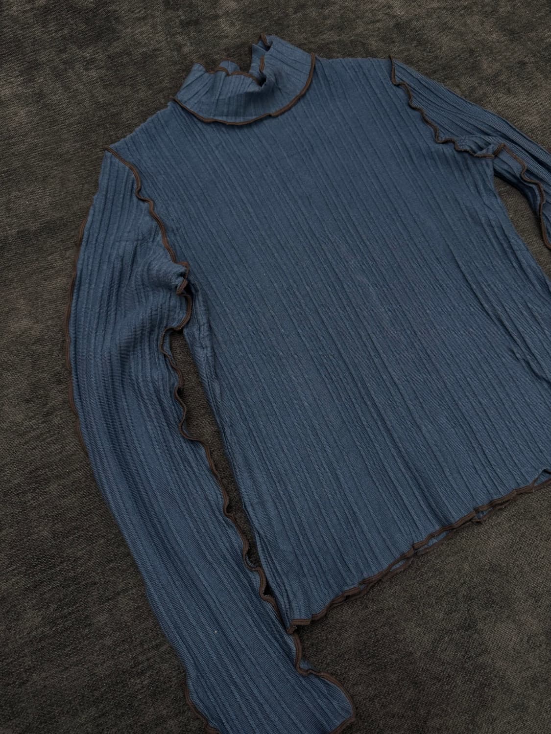 inella 리브 하이넥 니트 상품이미지2