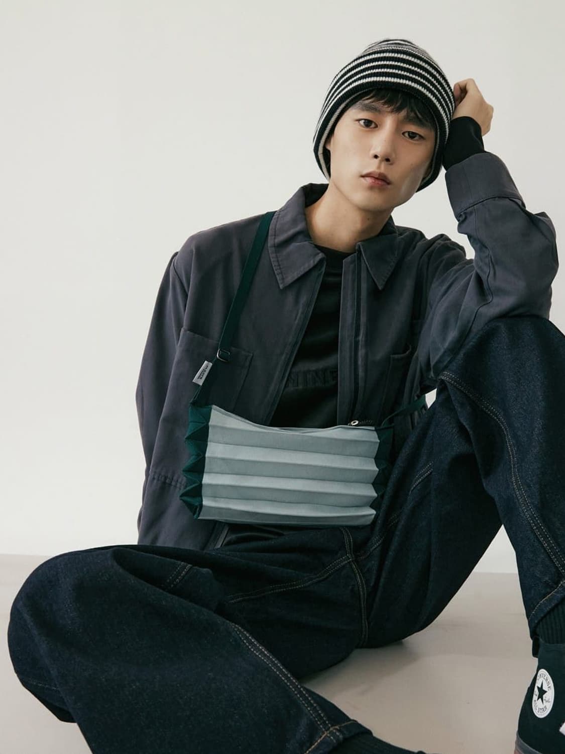 플리츠마마 샤코슈백 딥그린(남녀공용) 상품이미지1