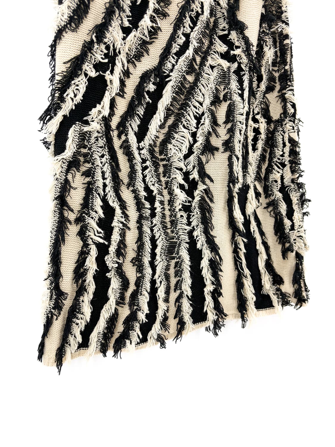 빈티지 프린지 니트 스커트 상품이미지4