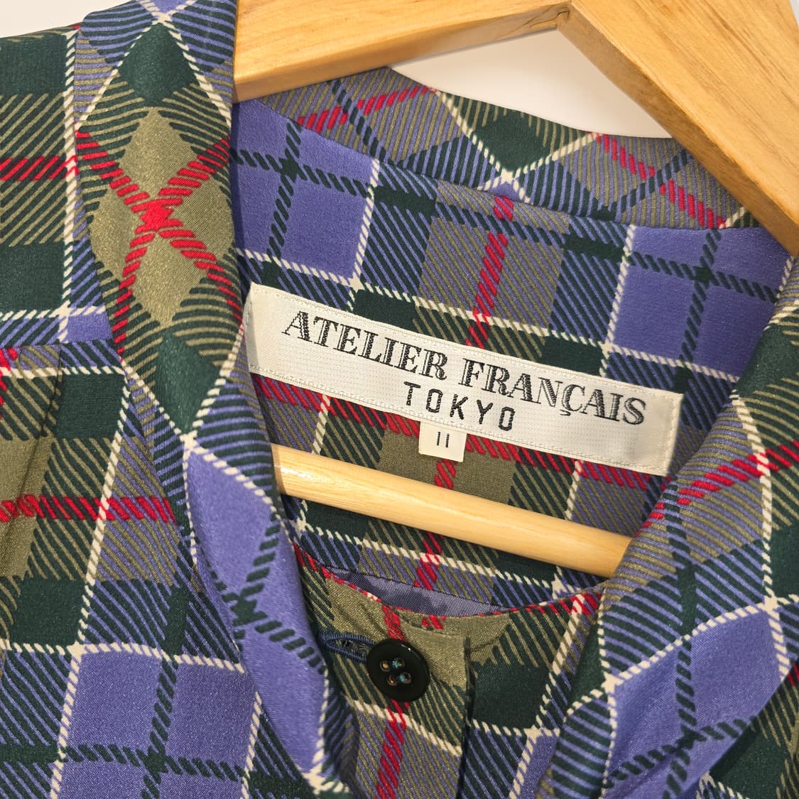 ATELIER FRANCAIS TOKYO 체크 롱 원피스 상품이미지2