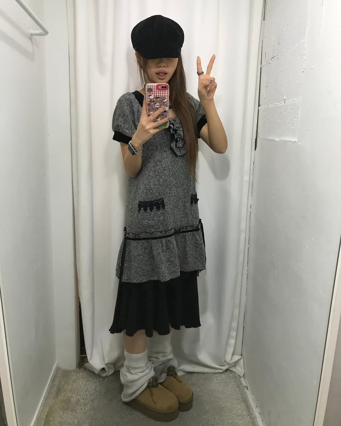 🖤엑시즈팜 반팔 원피스 코디 🖤 상품이미지2