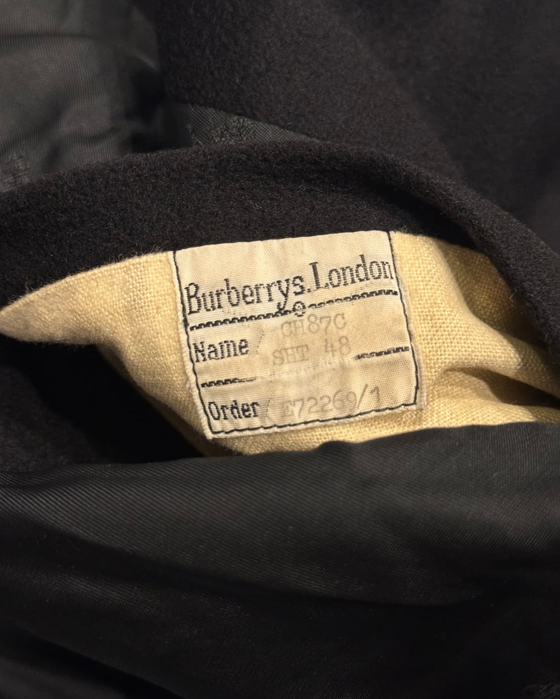 Burberrys 90s PURE 캐시미어 100% 롱코트 상품이미지9