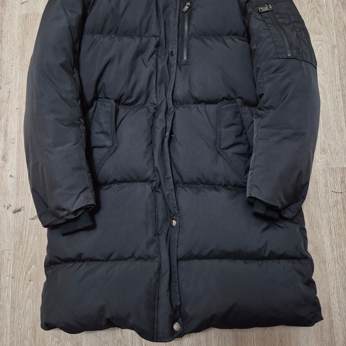 TOM STORY 톰스토리 여성 덕다운 퍼후드 롱패딩 점퍼 XS(85) 상품이미지3