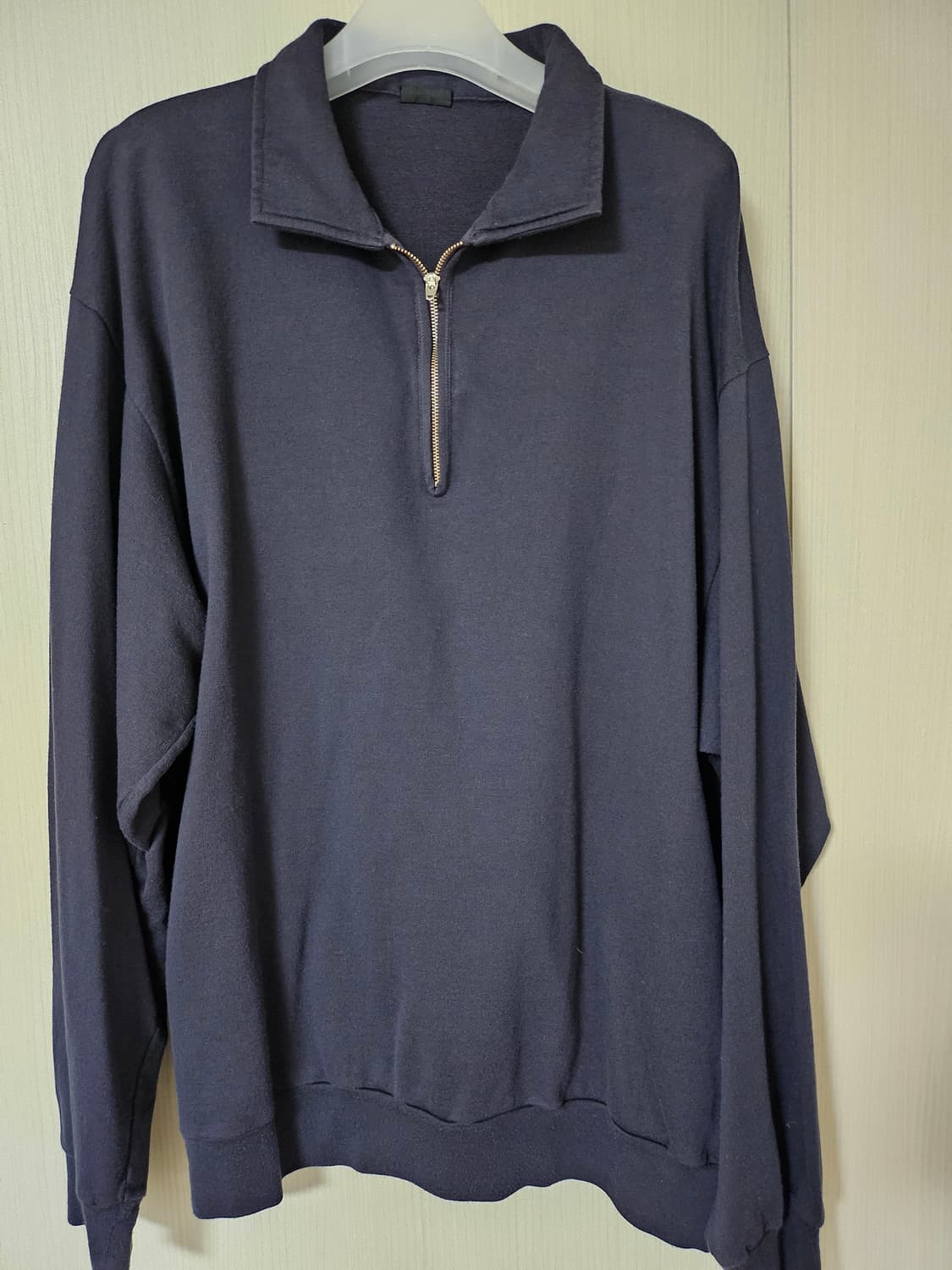 코모리 COMOLI 23SS 코튼 실크 저지 하프 집업 3 상품이미지1