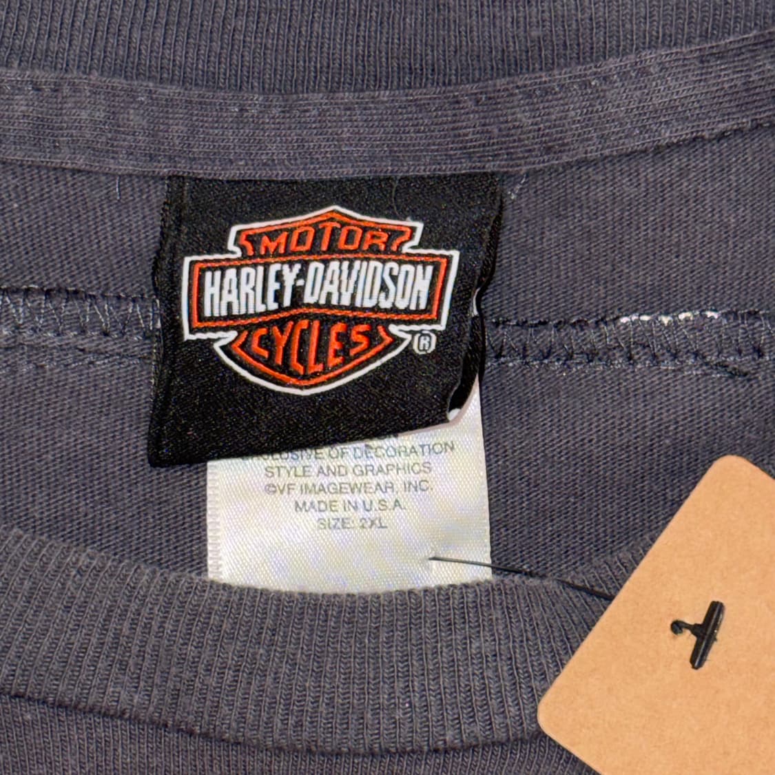 Made in USA 미국 빈티지 할리데이비슨 스카치 반팔티 상품이미지6