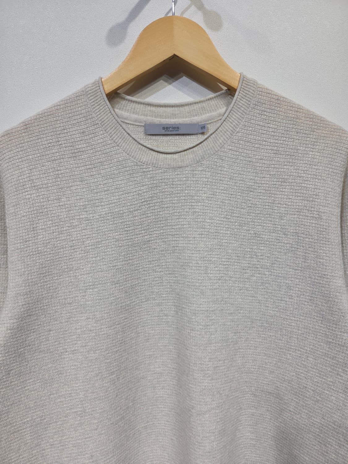 series; (시리즈) 어반 제너레이션 100% 울 라운드 니트 상품이미지3