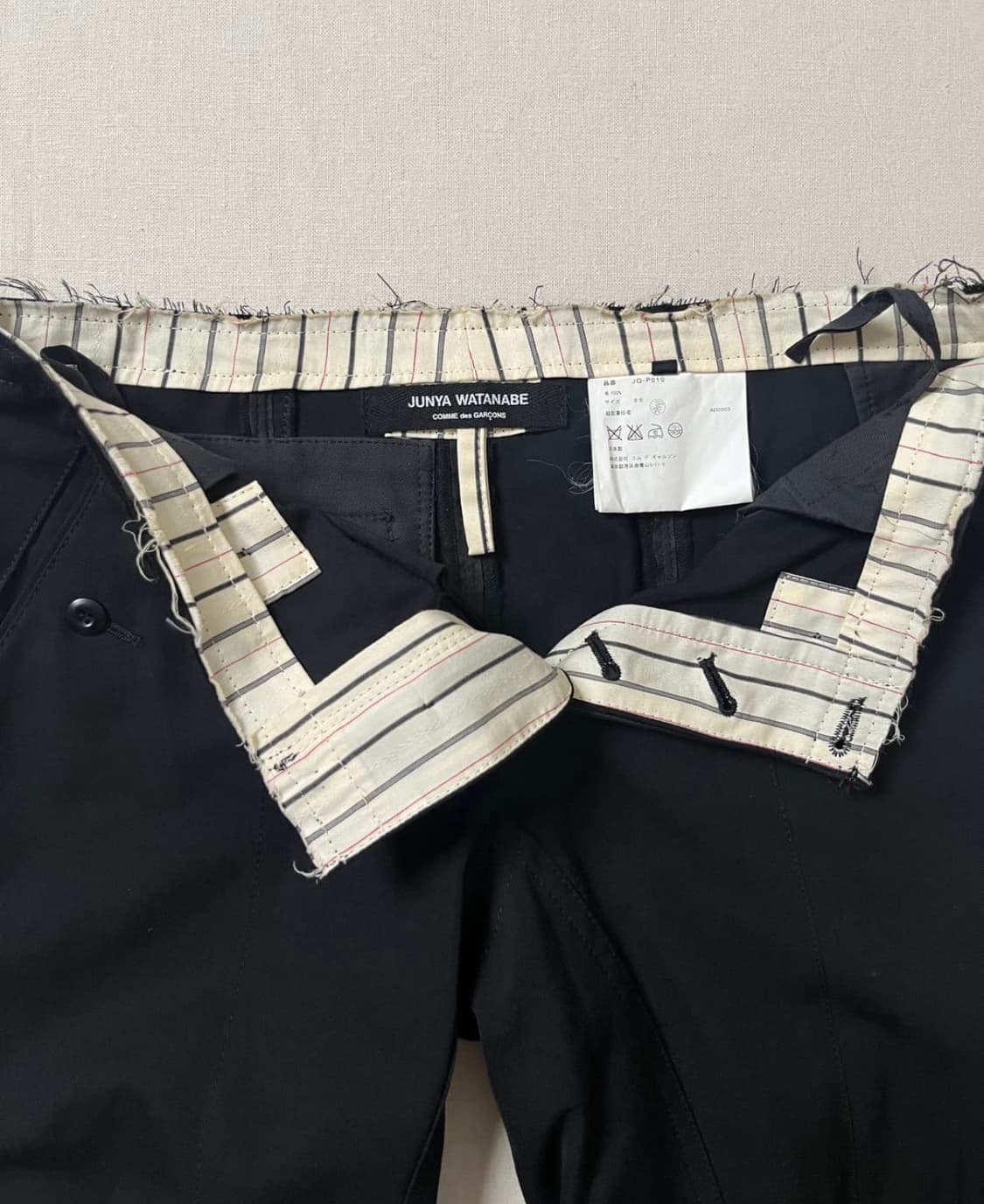 준야와타나베 로우웨이스트 카프리 팬츠 상품이미지3