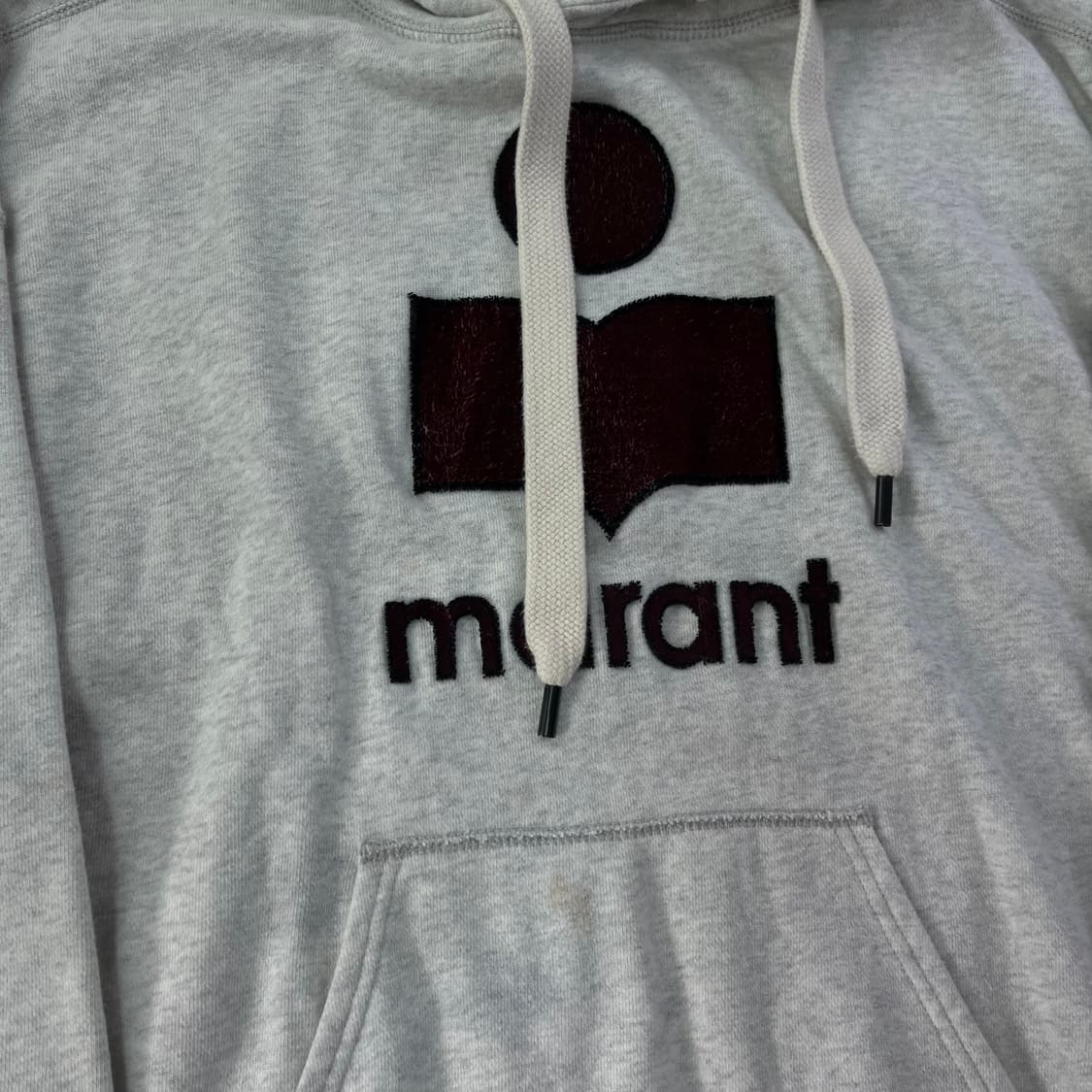 100 이자벨마랑 빅로고 후드티 상품이미지2