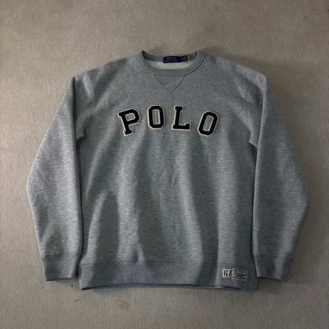 100 폴로랄프로렌 신형라벨 스펠아웃 맨투맨 상품이미지1