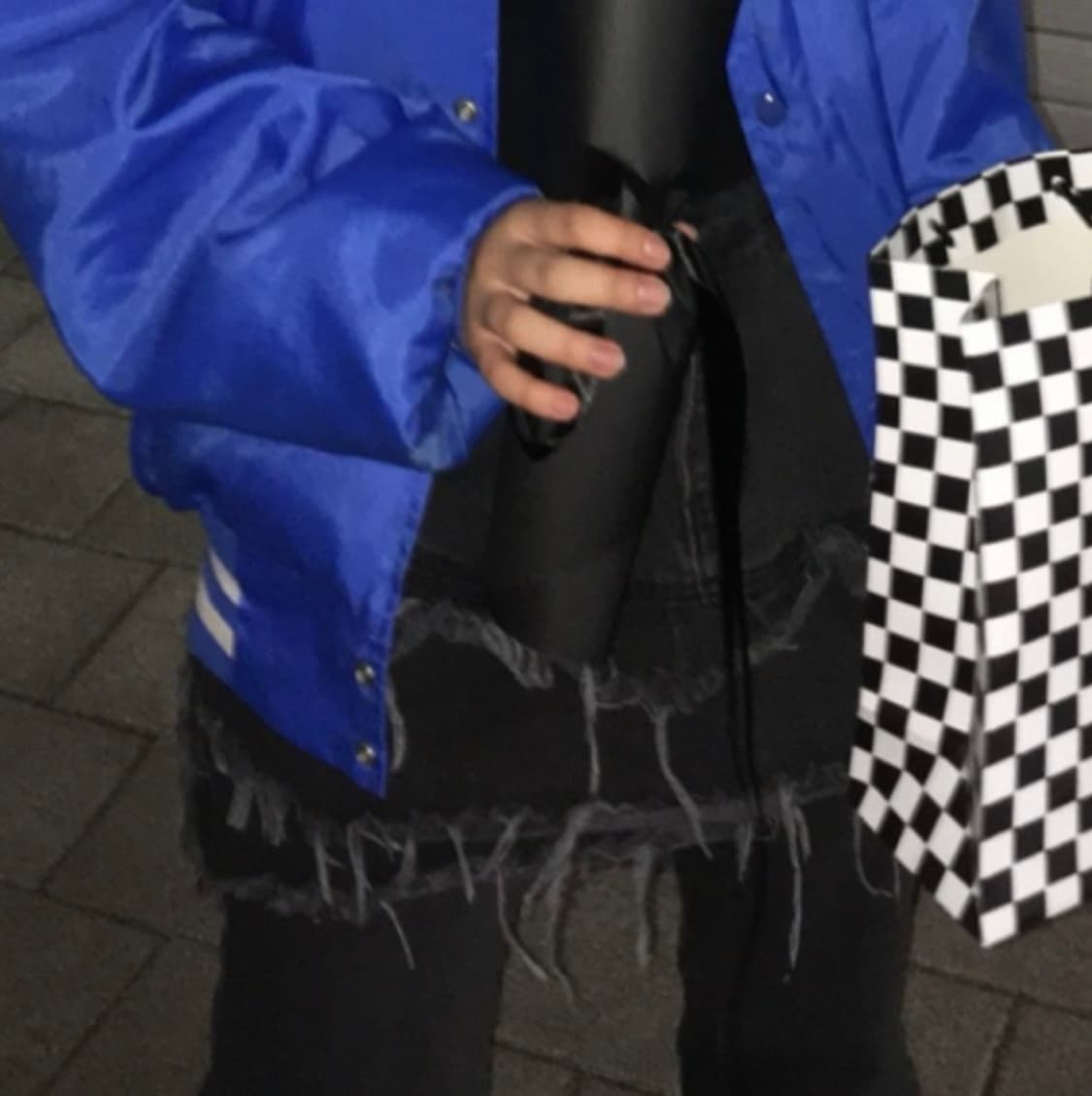 흑청 레이어드 팬츠 상품이미지1