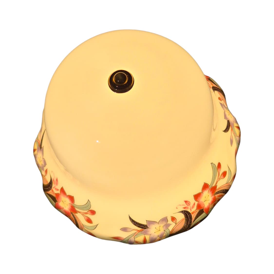 80s 플로랄 머쉬룸 포셀린 탁상 램프 상품이미지3