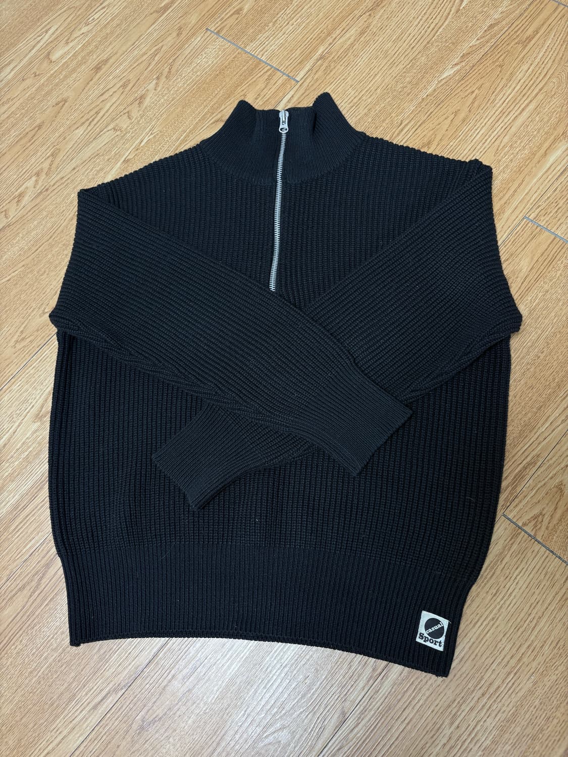 [L] 헤리티지플로스 니트집업 상품이미지1