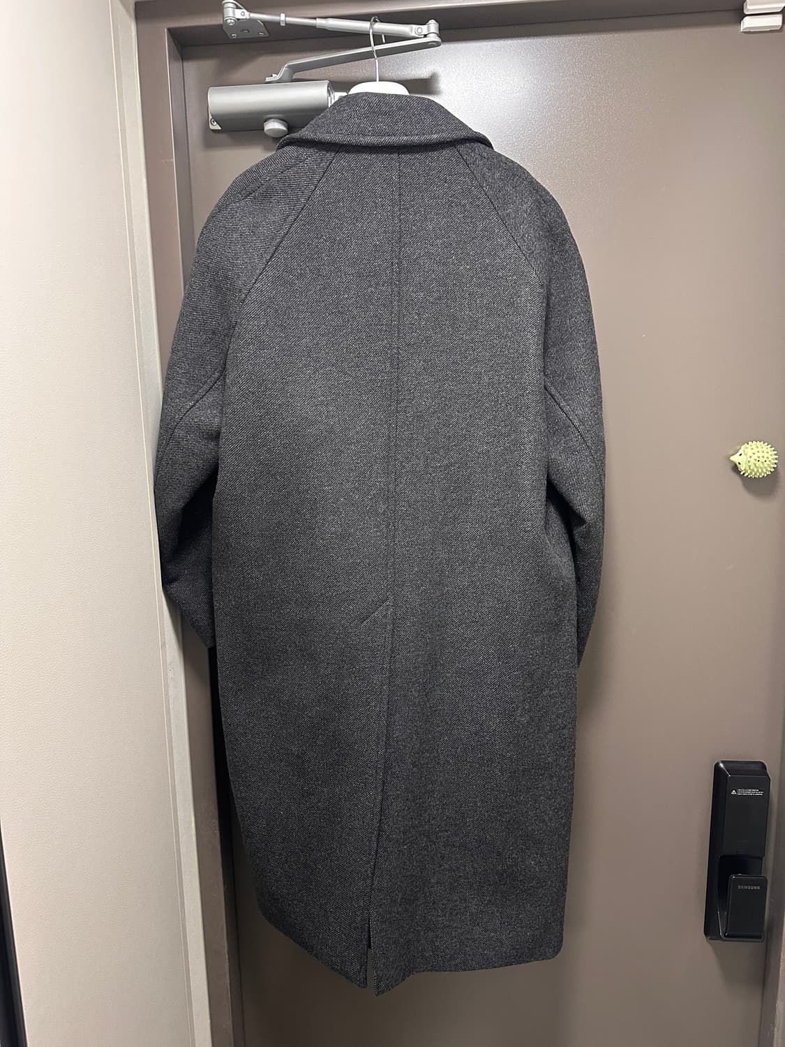 토니웩 브러쉬드 울 맥 오버코트 트윌 그레이 M 상품이미지7