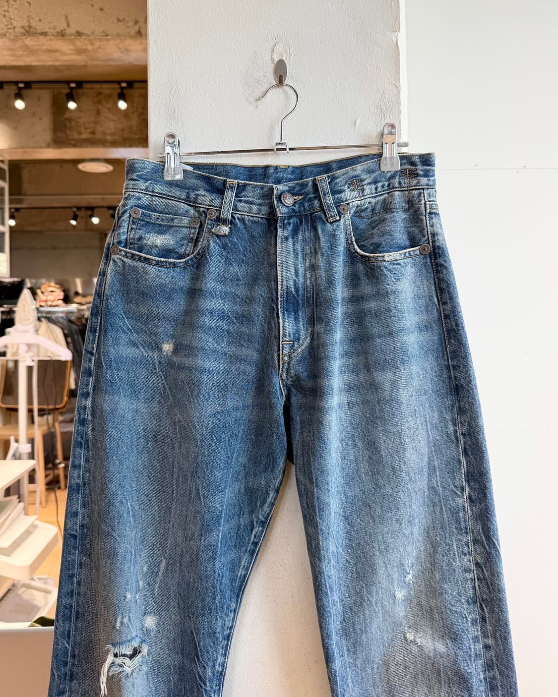 r13 데님 디스트로이드 팬츠 상품이미지3