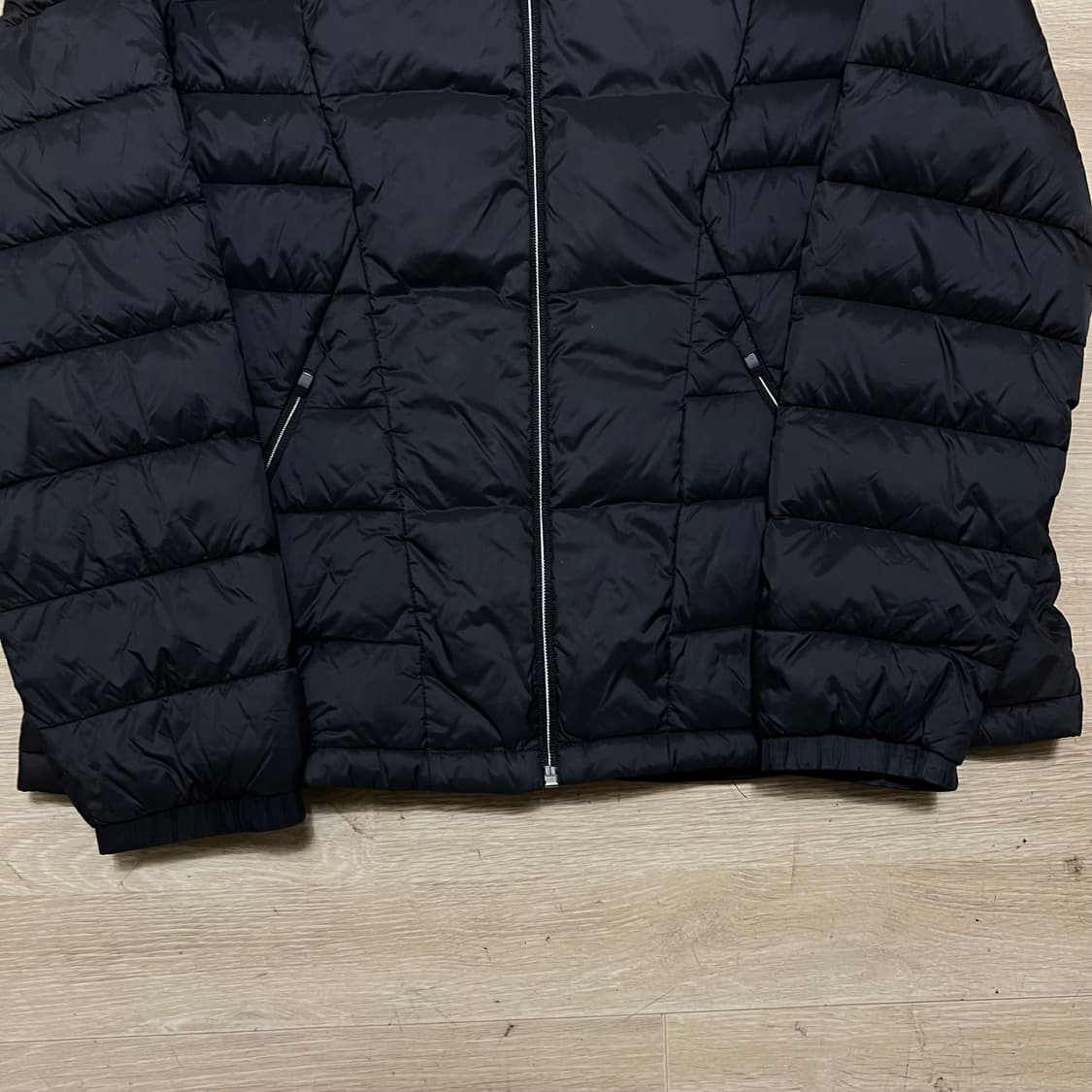 웨스트우드 덕다운 로고 경량패딩 점퍼 [블랙] 2XL/110 상품이미지3