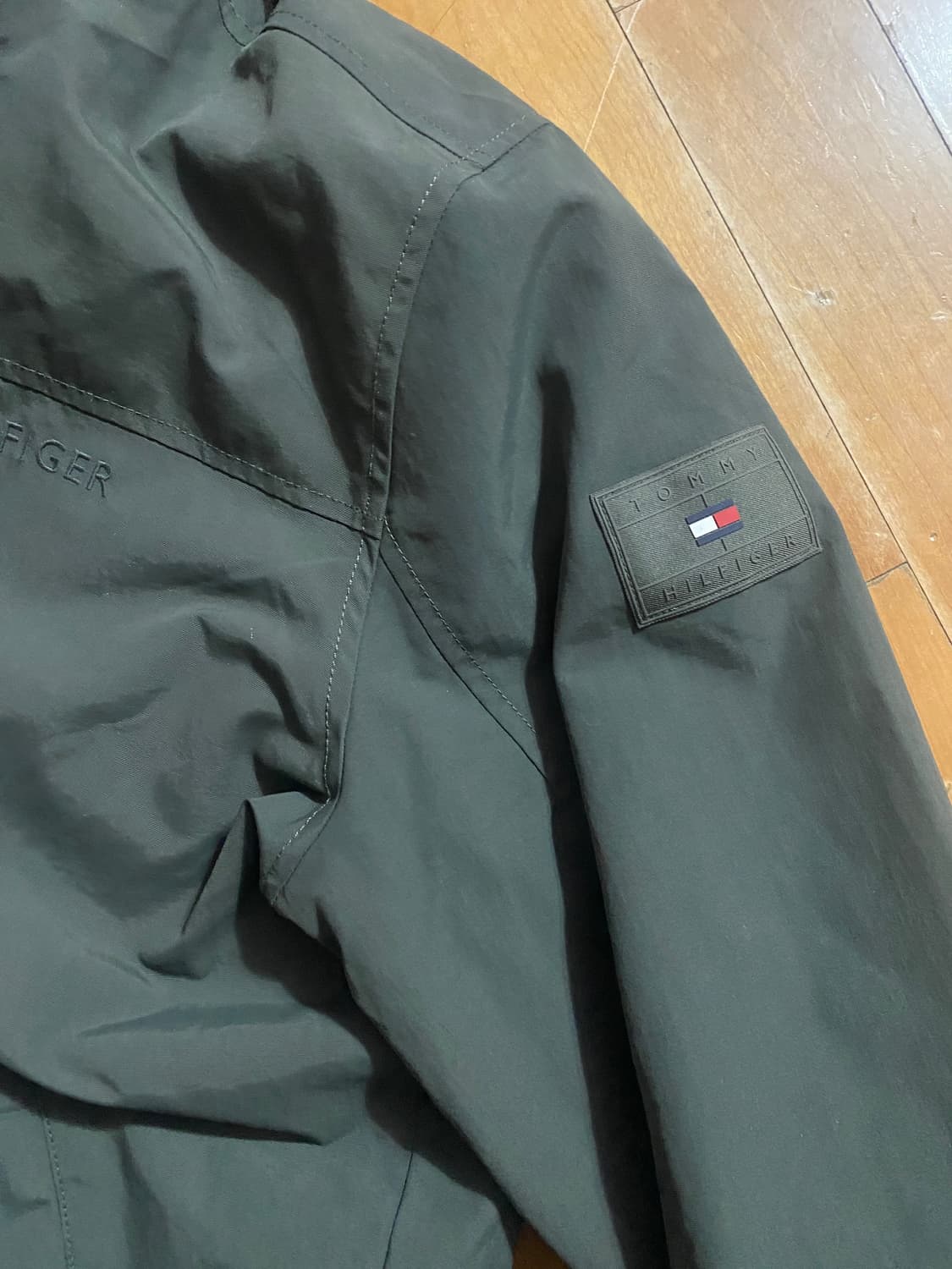 타미힐피거 남성 카키색 자켓 M (105) 상품이미지6