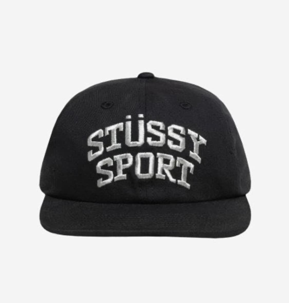 스투시 미드 뎁스 스포츠 스냅백 블랙 상품이미지1