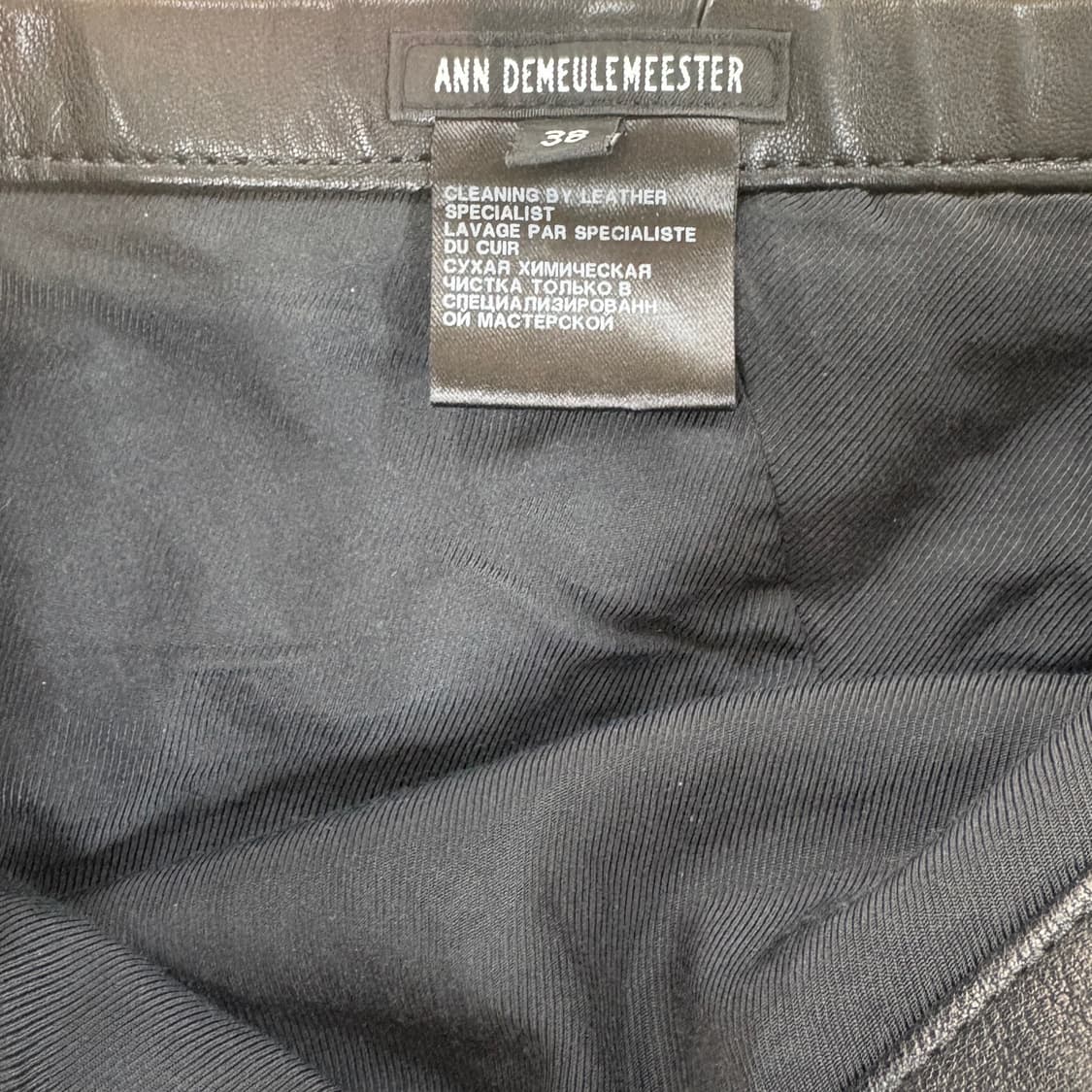 Ann demeulemeester leather skirt 상품이미지8