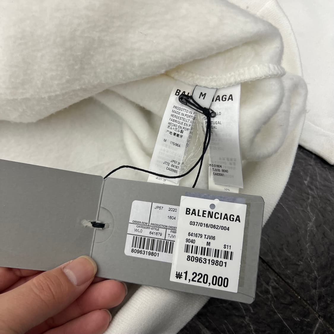 (새상품택)-발렌시아가 멀티 랭귀지 프린티드 후디 상품이미지5