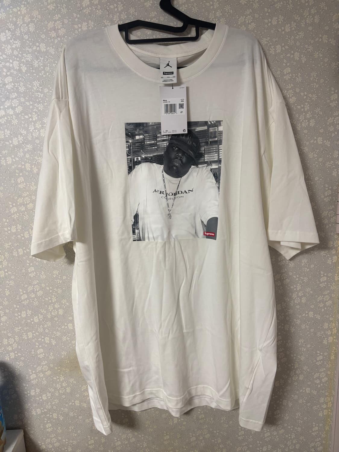 (새상품) 슈프림 x 조던 비기 숏슬리브 2xl 상품이미지1